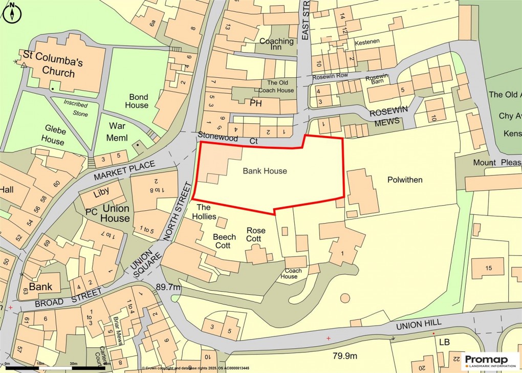 Floorplan for North Street, St Columb