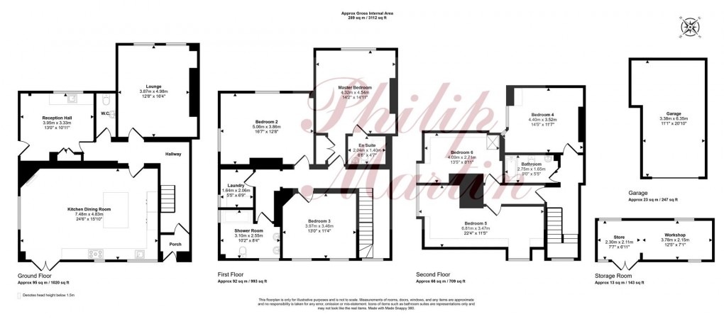 Floorplan for Kenwyn Church Road, Truro