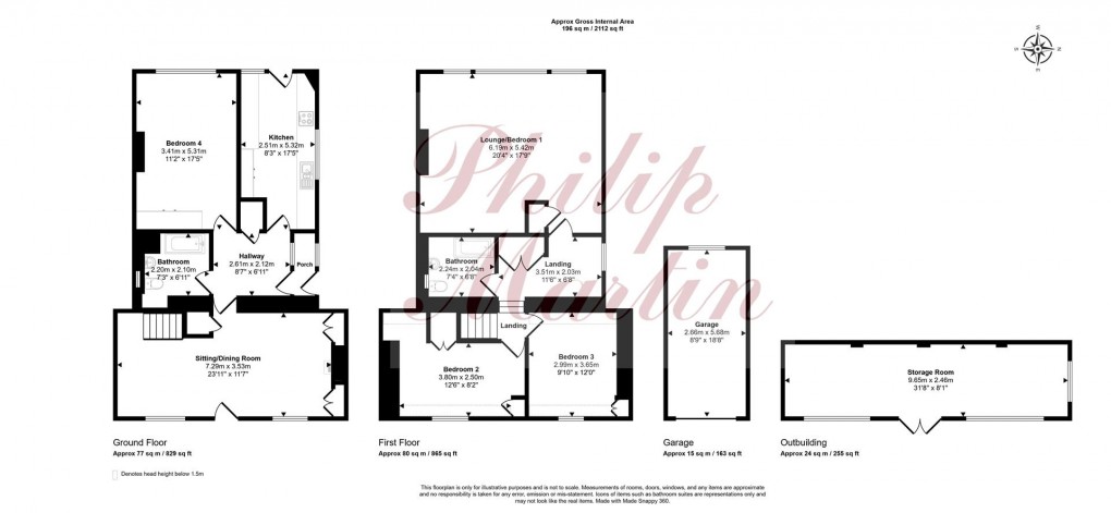 Floorplan for Churchtown Road, Portscatho