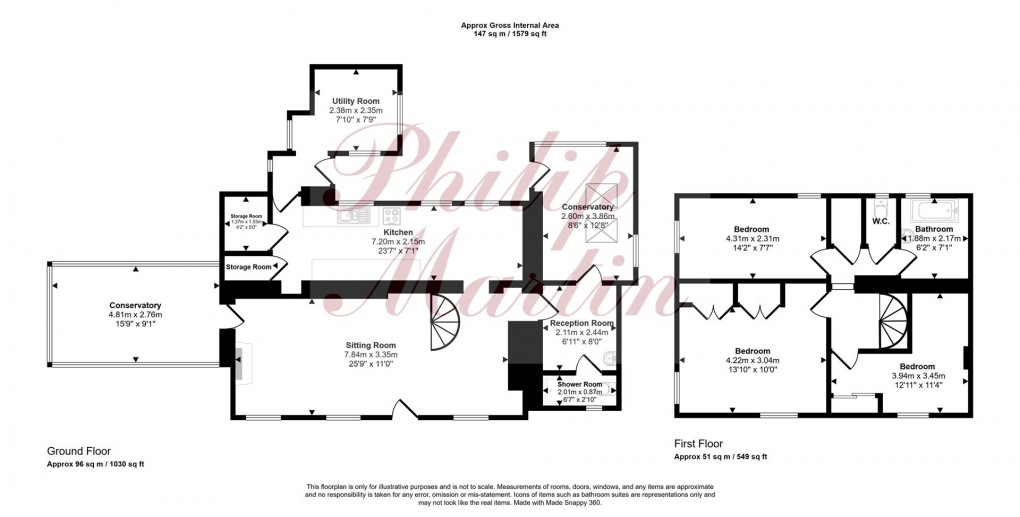 Floorplan for Mylor Downs, Falmouth