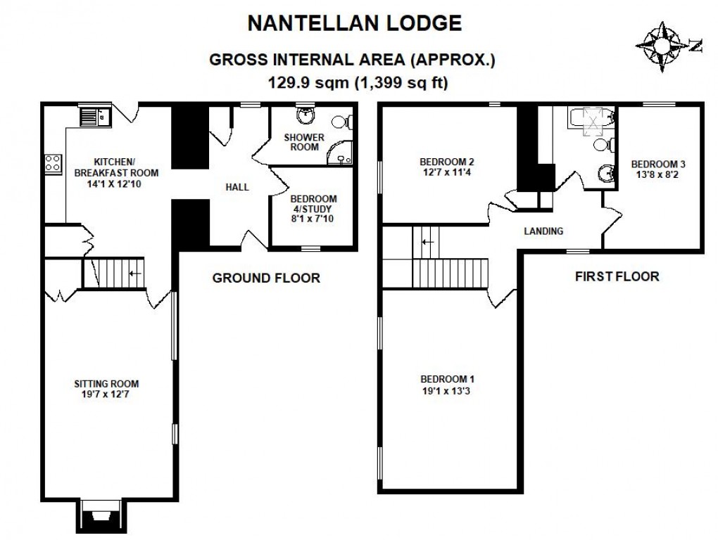 Floorplan for Near Grampound, Truro