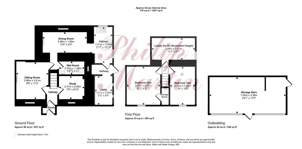 Floorplan for Roche, St. Austell