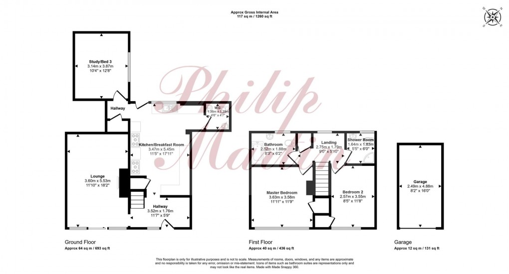 Floorplan for Bar Meadows, Malpas, Truro