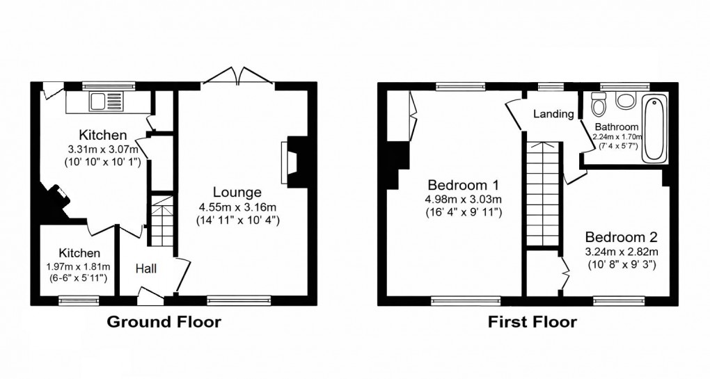 Floorplan for Cornish Crescent, Truro