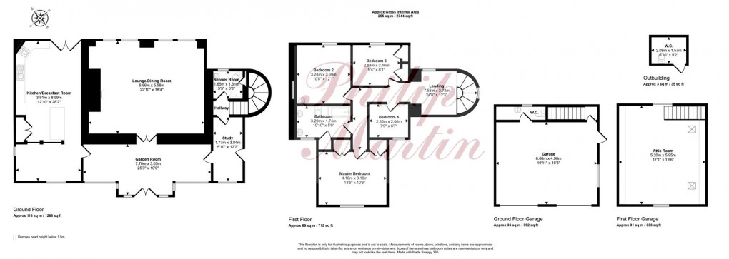 Floorplan for Heligan, Pentewan