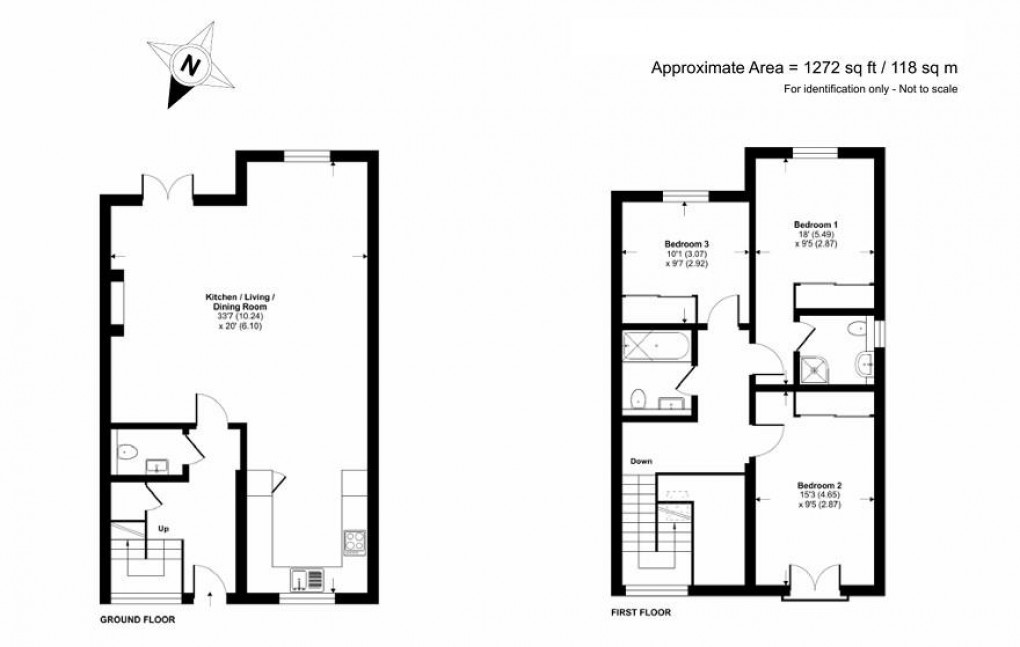 Floorplan for Kenwyn Gardens, Truro
