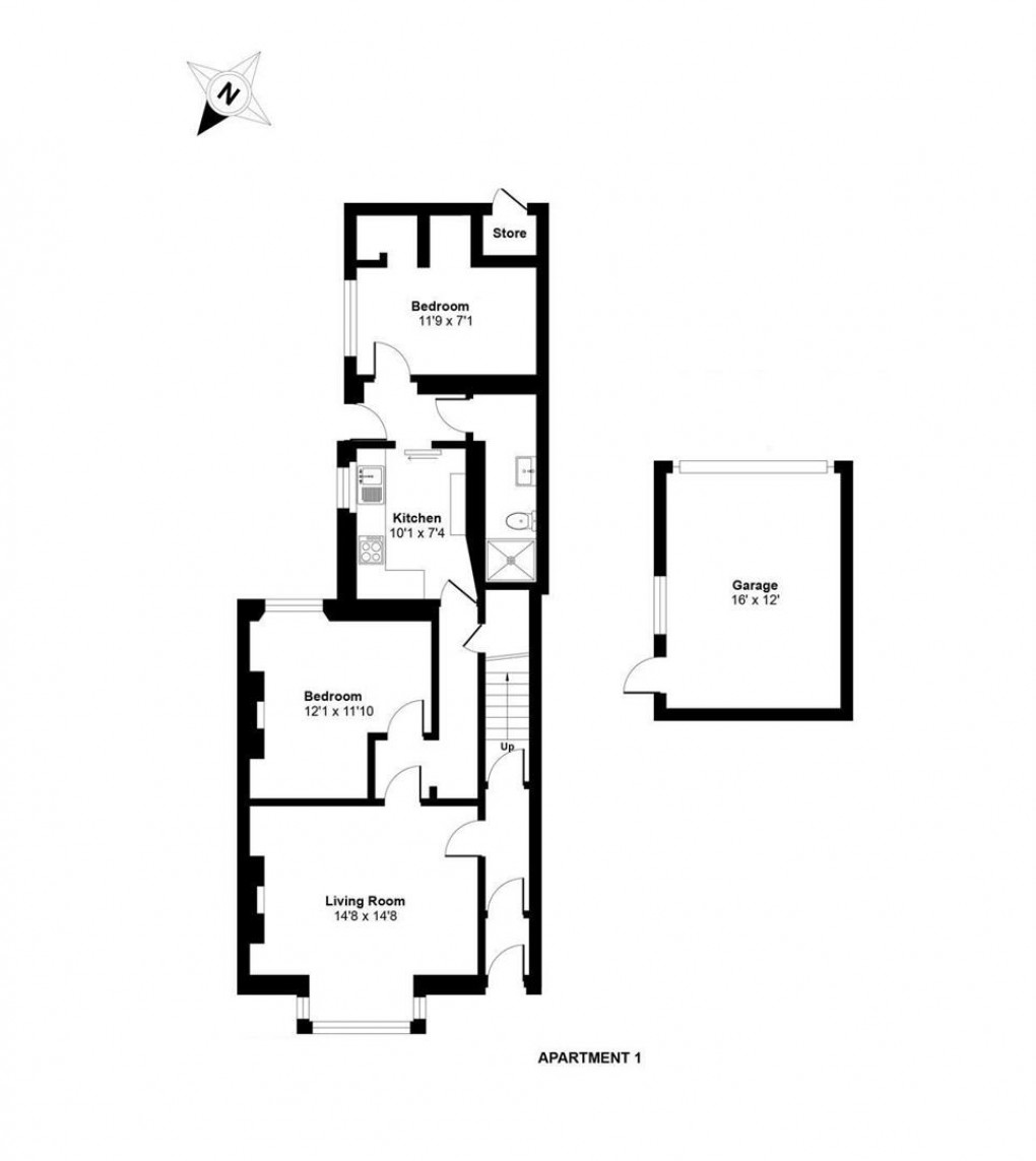 Floorplan for Station Road, Truro
