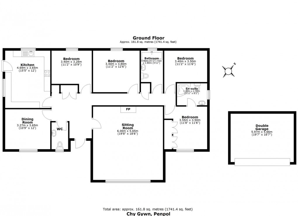 Floorplan for Penpol, Devoran