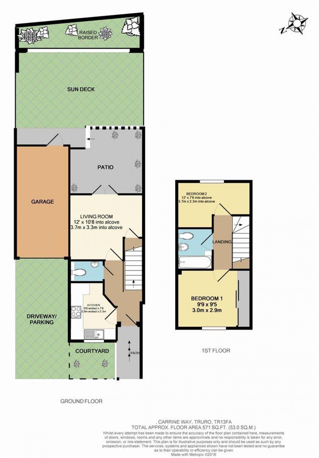 Floorplan for Carrine Way, Truro
