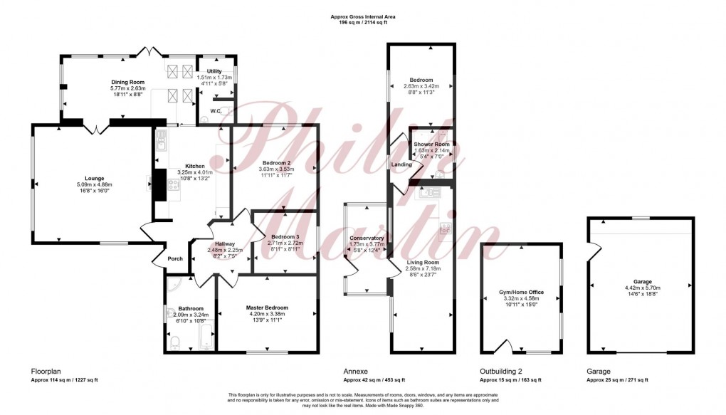 Floorplan for Zelah, Truro