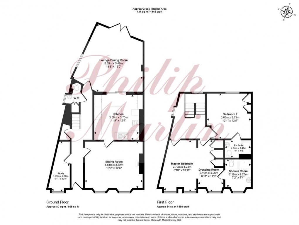 Floorplan for Union Place, Truro