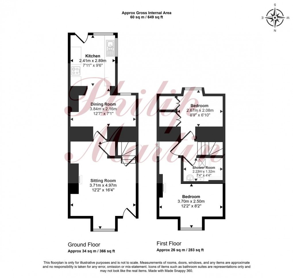 Floorplan for Fore Street, Grampound