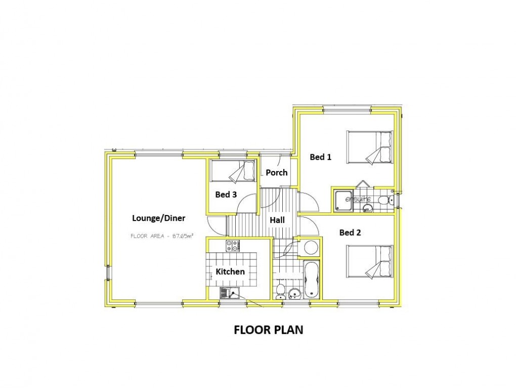 Floorplan for Silverwell, Near Truro