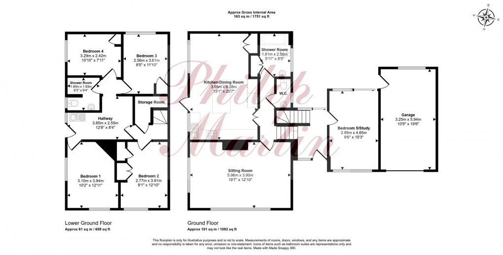 Floorplan for Highertown, Portscatho