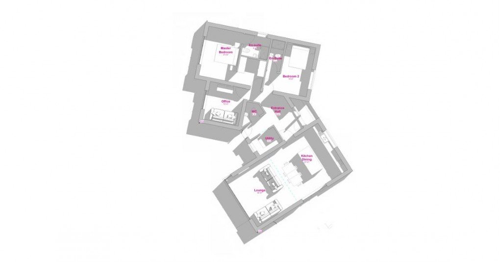 Floorplan for Harcourt Lane, Feock