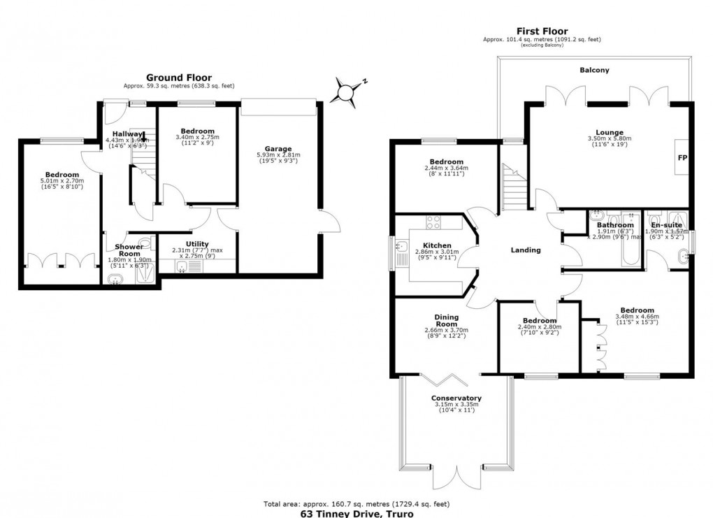 Floorplan for Tinney Drive, Truro