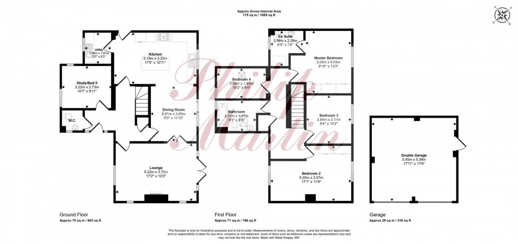 Floorplan for Treffry Road, Truro