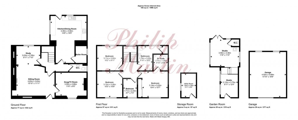 Floorplan for Bissoe, Truro