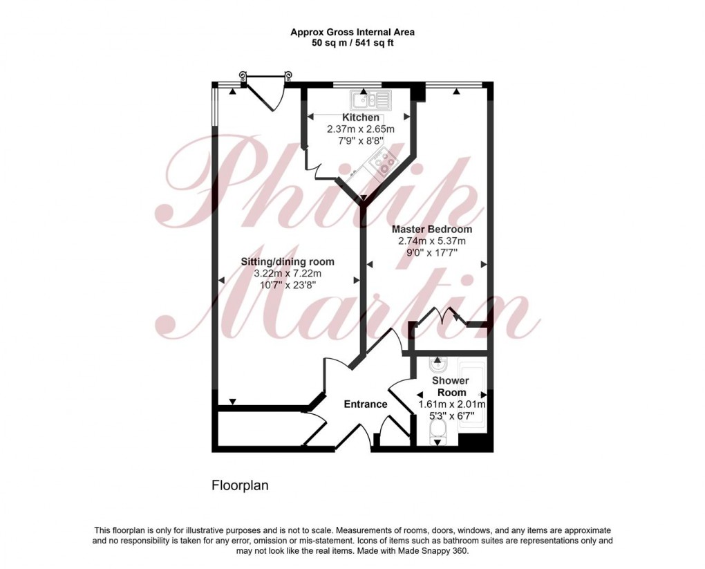 Floorplan for Quay Street, Truro