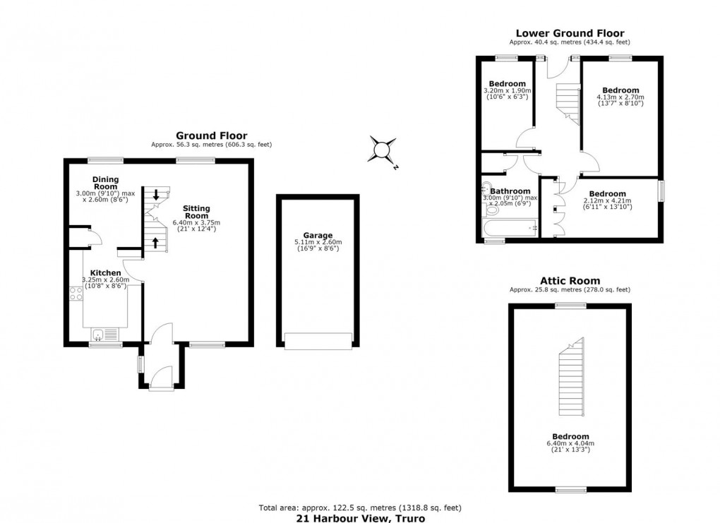 Floorplan for Harbour View, Truro