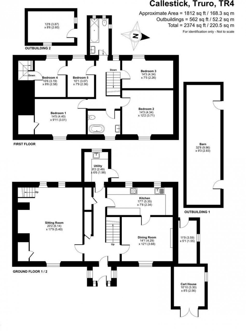 Floorplan for Callestick, Truro