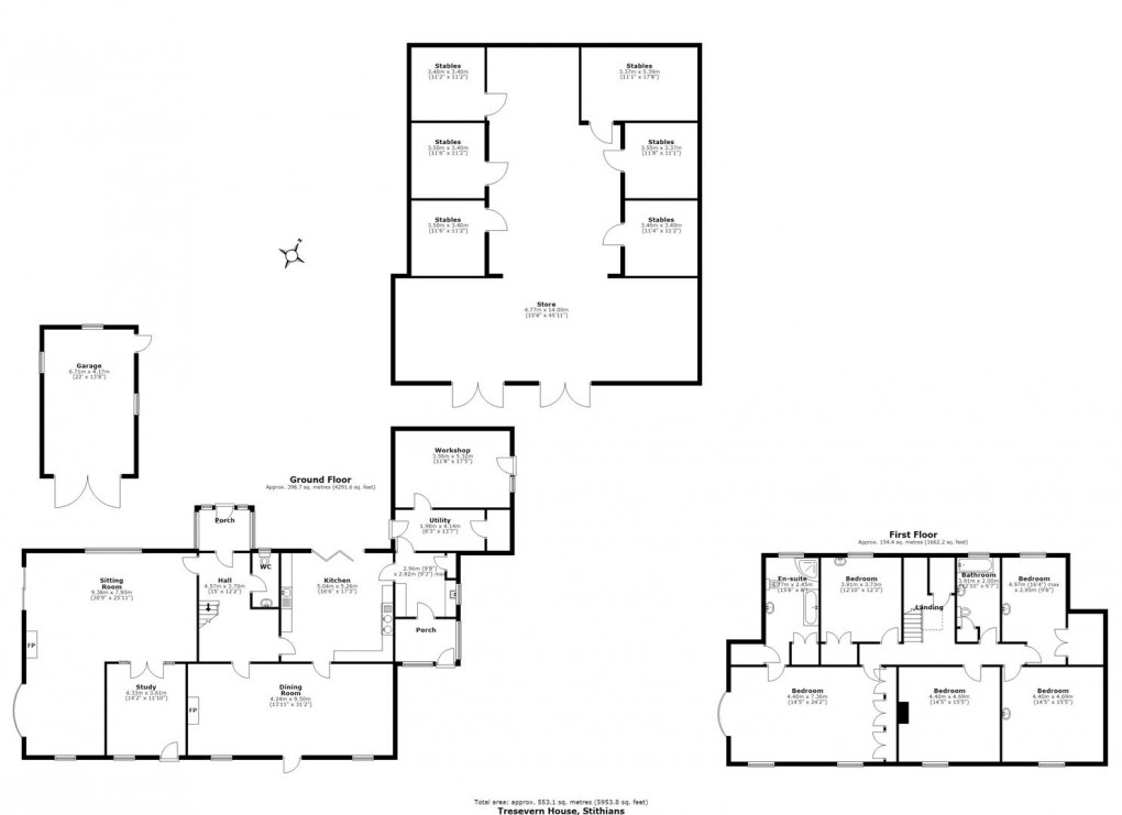 Floorplan for Stithians, Truro